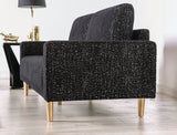 Elverum Black Sofa & Loveseat by Furniture of America at Eve Furniture