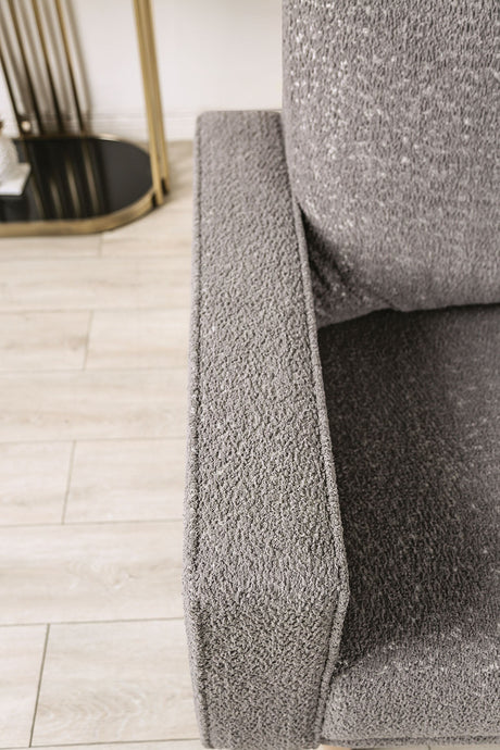 Elverum Charcoal Gray Sofa & Loveseat by Furniture of America at Eve Furniture