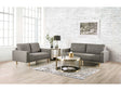 Elverum Charcoal Gray Sofa & Loveseat by Furniture of America at Eve Furniture