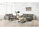 Elverum Charcoal Gray Sofa & Loveseat by Furniture of America at Eve Furniture