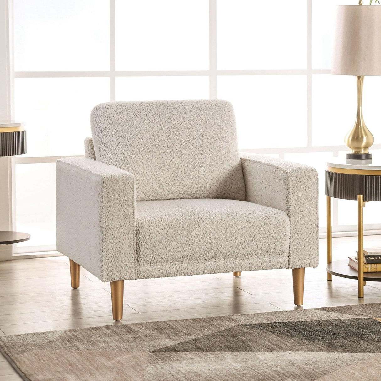 Elverum Off-White Chair by Furniture of America at Eve Furniture