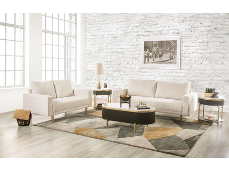 Elverum Off-White Sofa & Loveseat by Furniture of America at Eve Furniture