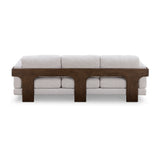 Elyn 91" Cream Contract-Grade Boucle Sofa by TOV Furniture at Eve Furniture