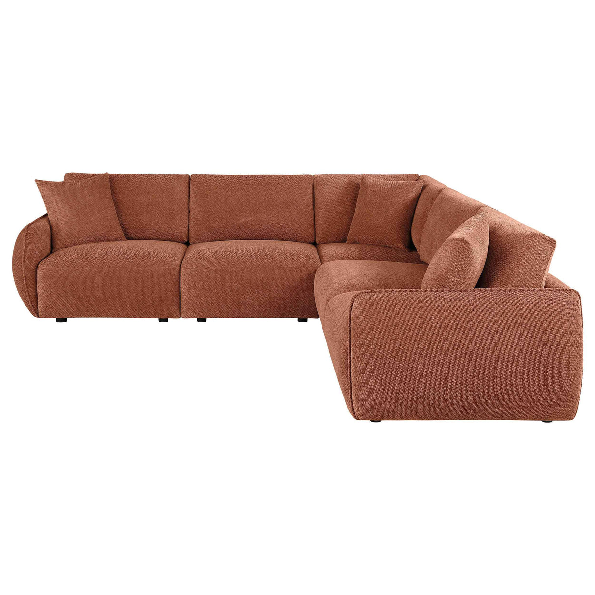 Elysia Coral 5-piece Chenille Upholstered Modular Sectional Sofa by Coaster at Eve Furniture