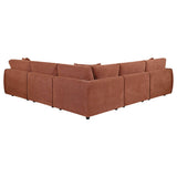 Elysia Coral 5-piece Chenille Upholstered Modular Sectional Sofa by Coaster at Eve Furniture