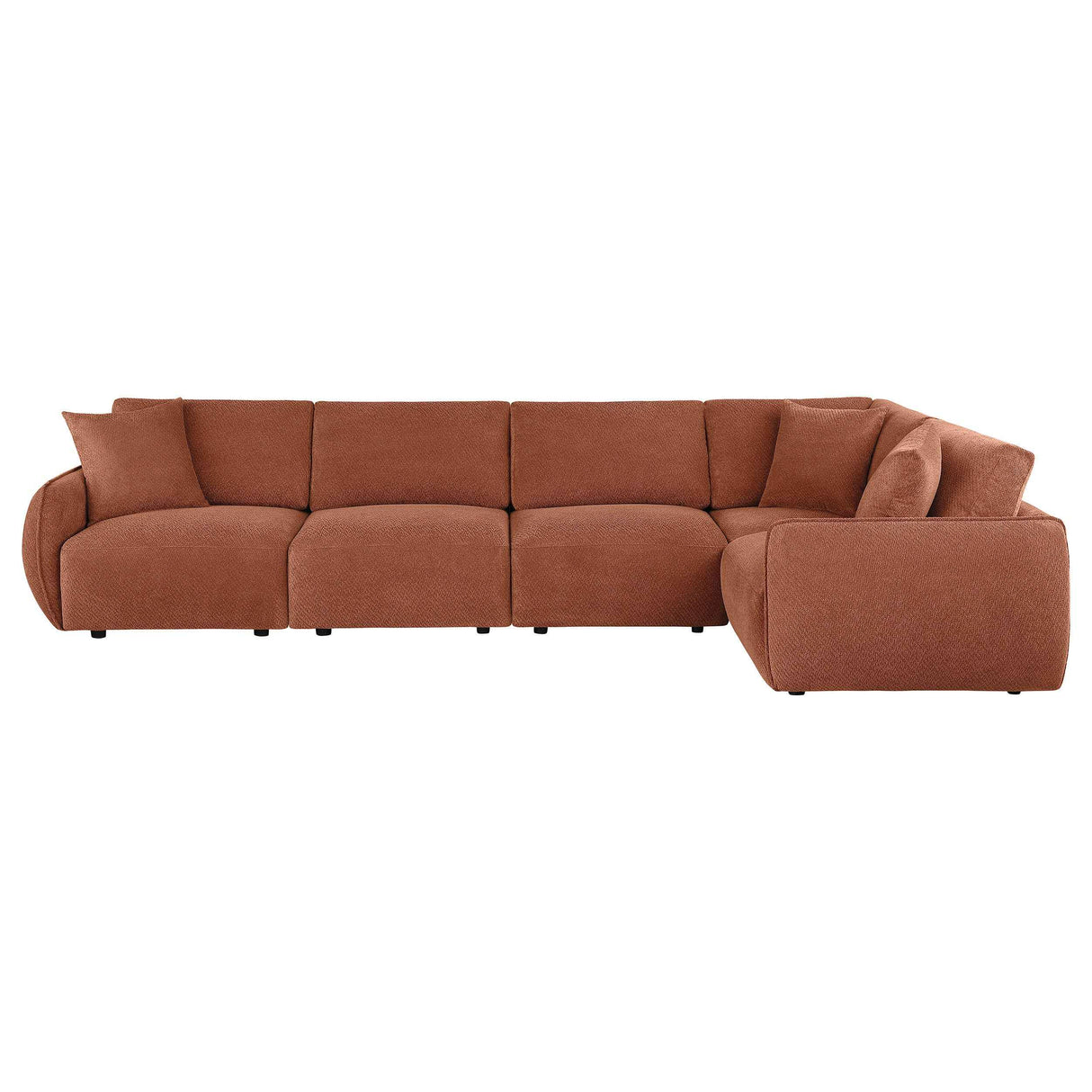 Elysia Coral 5-piece Chenille Upholstered Modular Sectional Sofa by Coaster at Eve Furniture