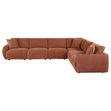 Elysia Coral 6-piece Chenille Upholstered Modular Sectional Sofa by Coaster at Eve Furniture