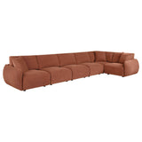 Elysia Coral 6-piece Chenille Upholstered Modular Sectional Sofa by Coaster at Eve Furniture