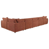 Elysia Coral 6-piece Chenille Upholstered Modular Sectional Sofa by Coaster at Eve Furniture