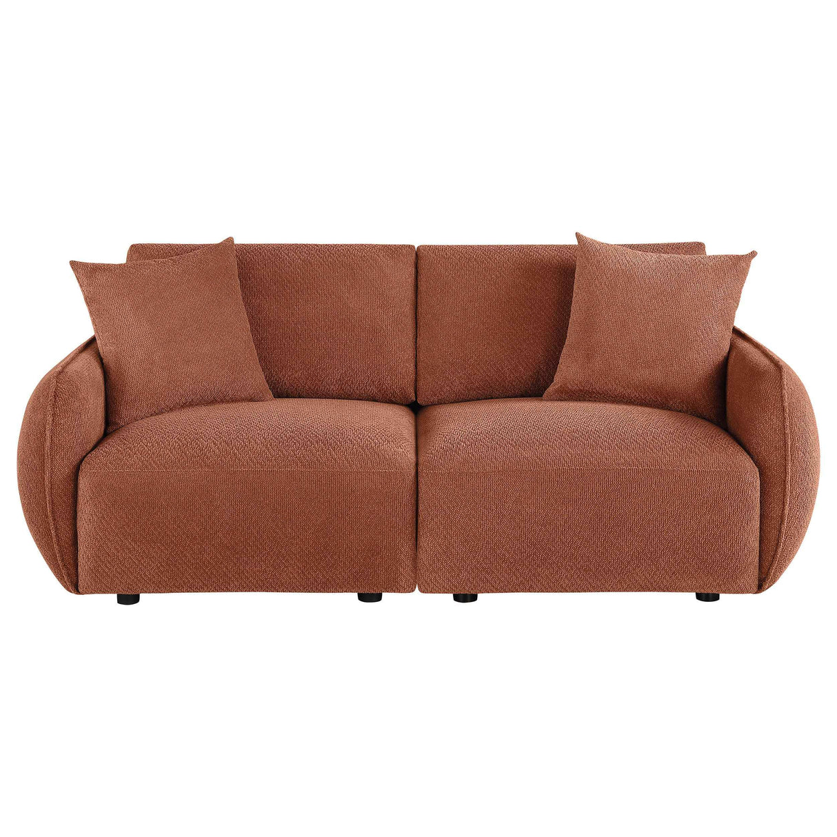 Elysia Coral Chenille Upholstered Modular Lounge Loveseat by Coaster at Eve Furniture