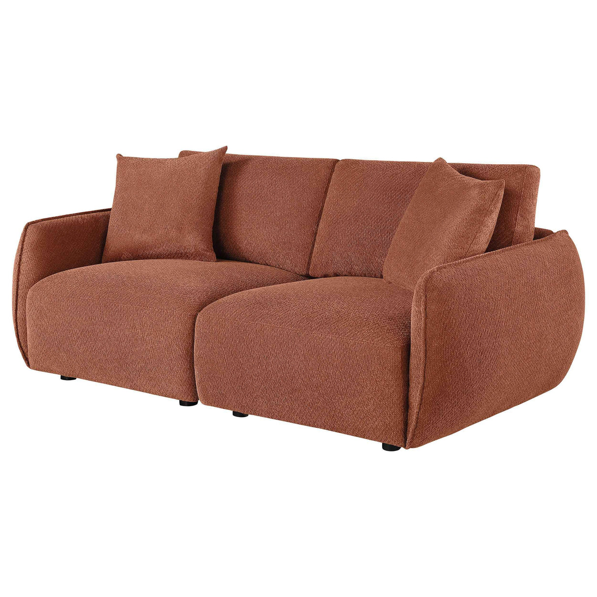 Elysia Coral Chenille Upholstered Modular Lounge Loveseat by Coaster at Eve Furniture