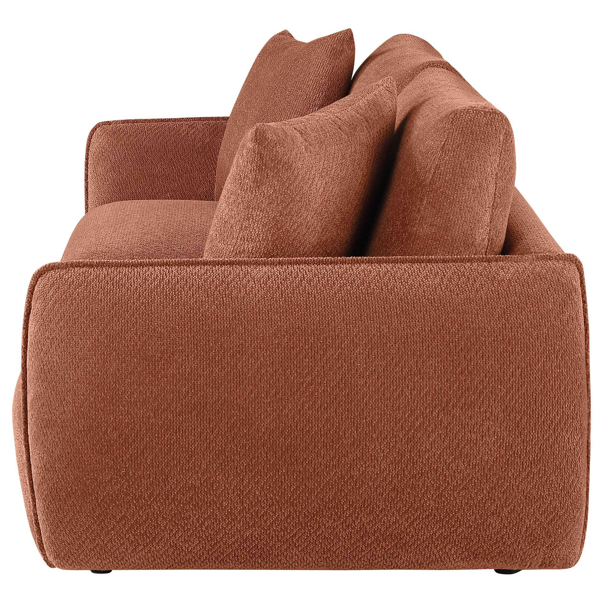 Elysia Coral Chenille Upholstered Modular Lounge Loveseat by Coaster at Eve Furniture