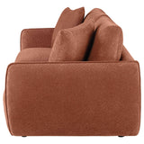 Elysia Coral Chenille Upholstered Modular Lounge Loveseat by Coaster at Eve Furniture