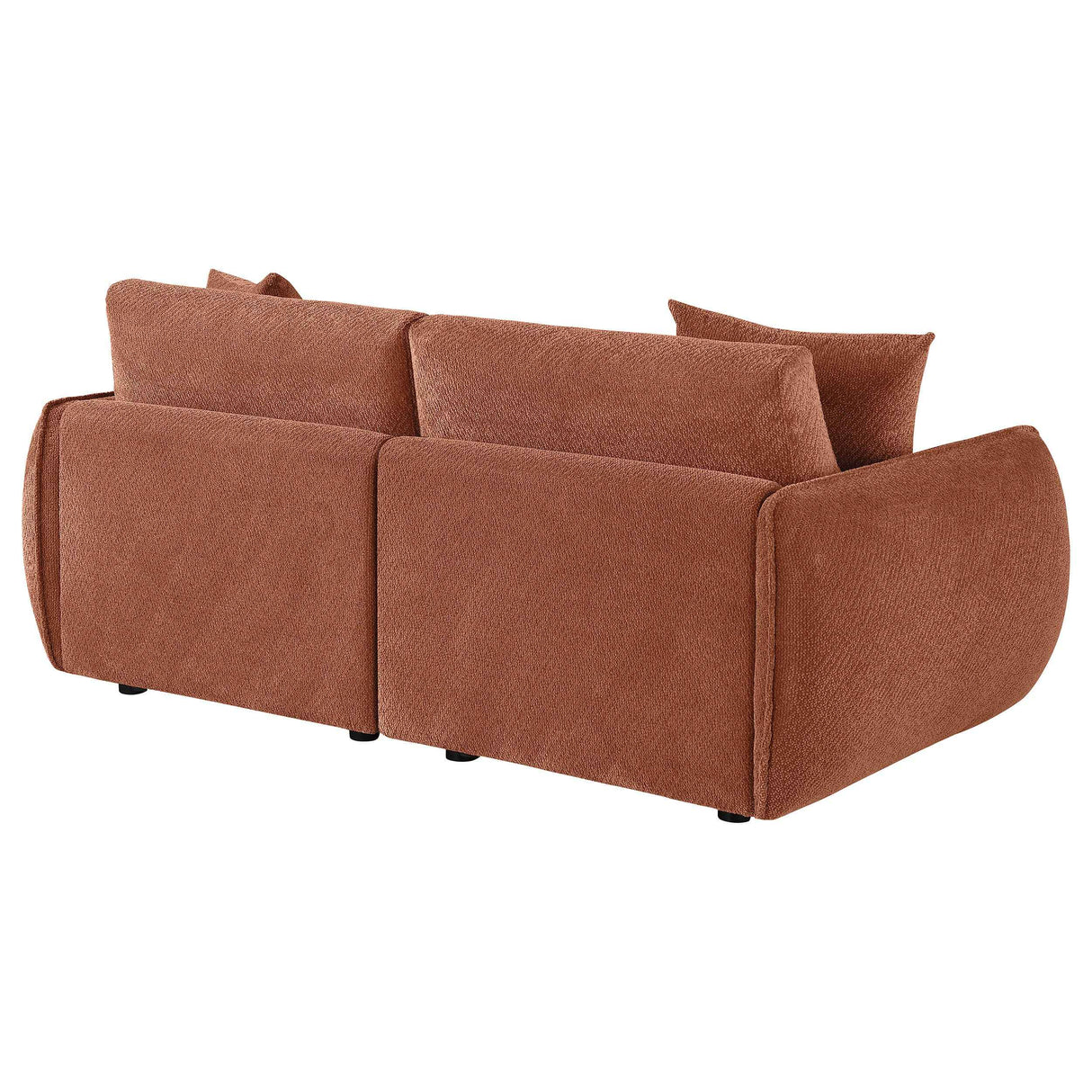 Elysia Coral Chenille Upholstered Modular Lounge Loveseat by Coaster at Eve Furniture