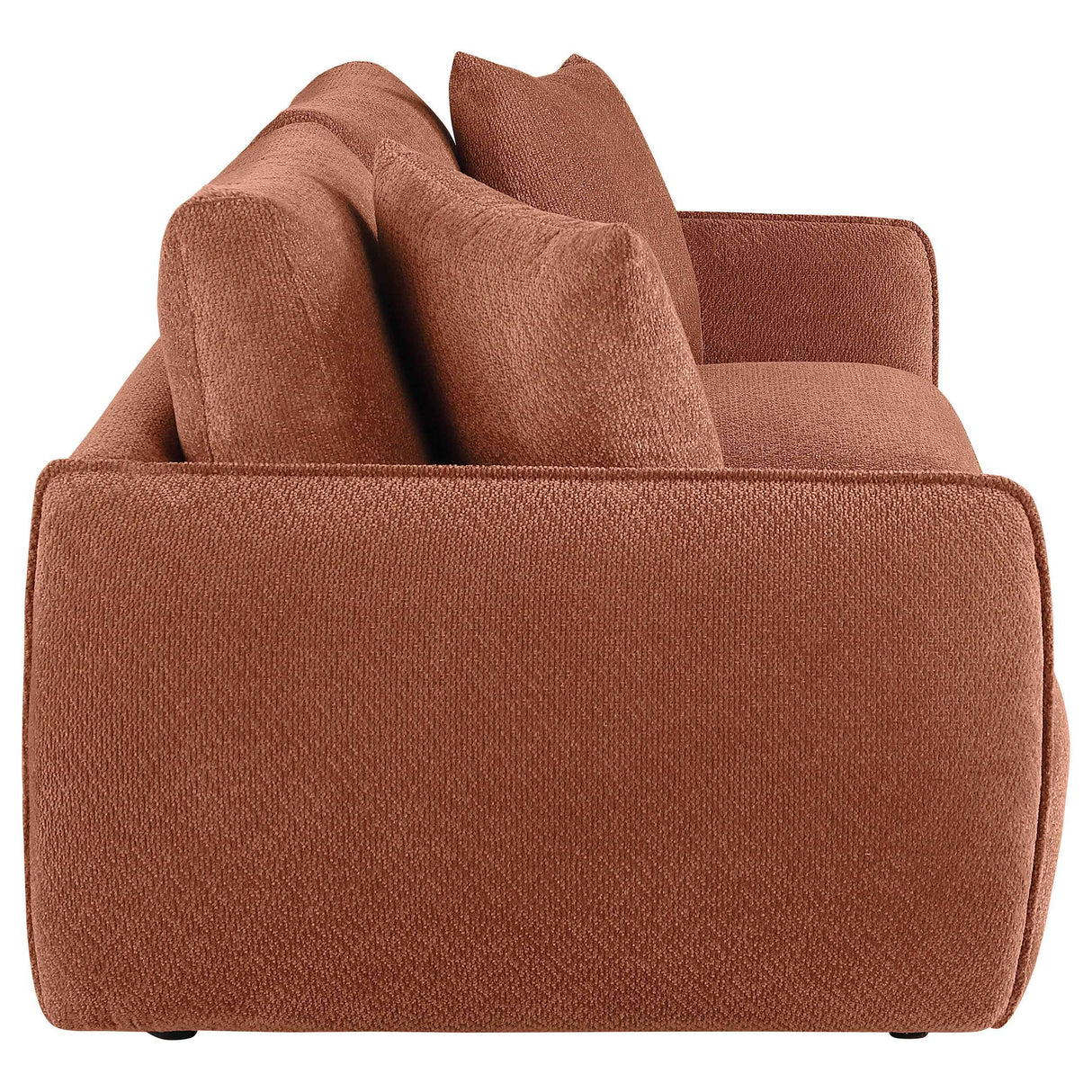 Elysia Coral Chenille Upholstered Modular Lounge Loveseat by Coaster at Eve Furniture