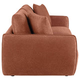 Elysia Coral Chenille Upholstered Modular Lounge Loveseat by Coaster at Eve Furniture