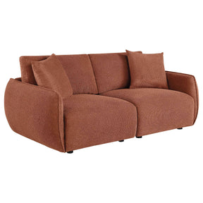 Elysia Coral Chenille Upholstered Modular Lounge Loveseat by Coaster at Eve Furniture
