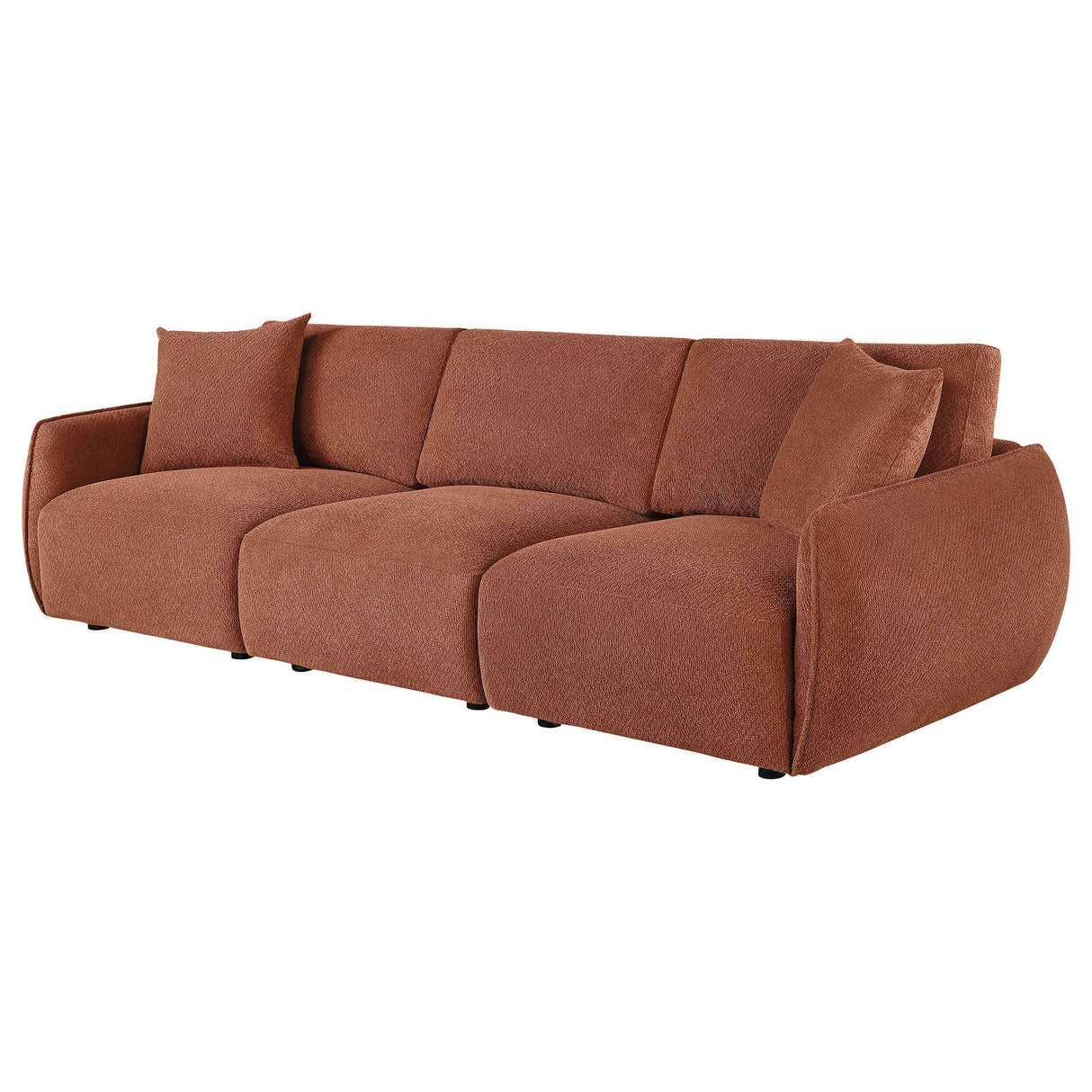 Elysia Coral Chenille Upholstered Modular Lounge Sofa by Coaster at Eve Furniture