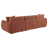 Elysia Coral Chenille Upholstered Modular Lounge Sofa by Coaster at Eve Furniture