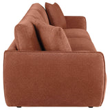 Elysia Coral Chenille Upholstered Modular Lounge Sofa by Coaster at Eve Furniture