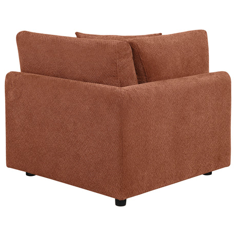 Elysia Coral Fabric Upholstered Modular Corner Chair by Coaster at Eve Furniture