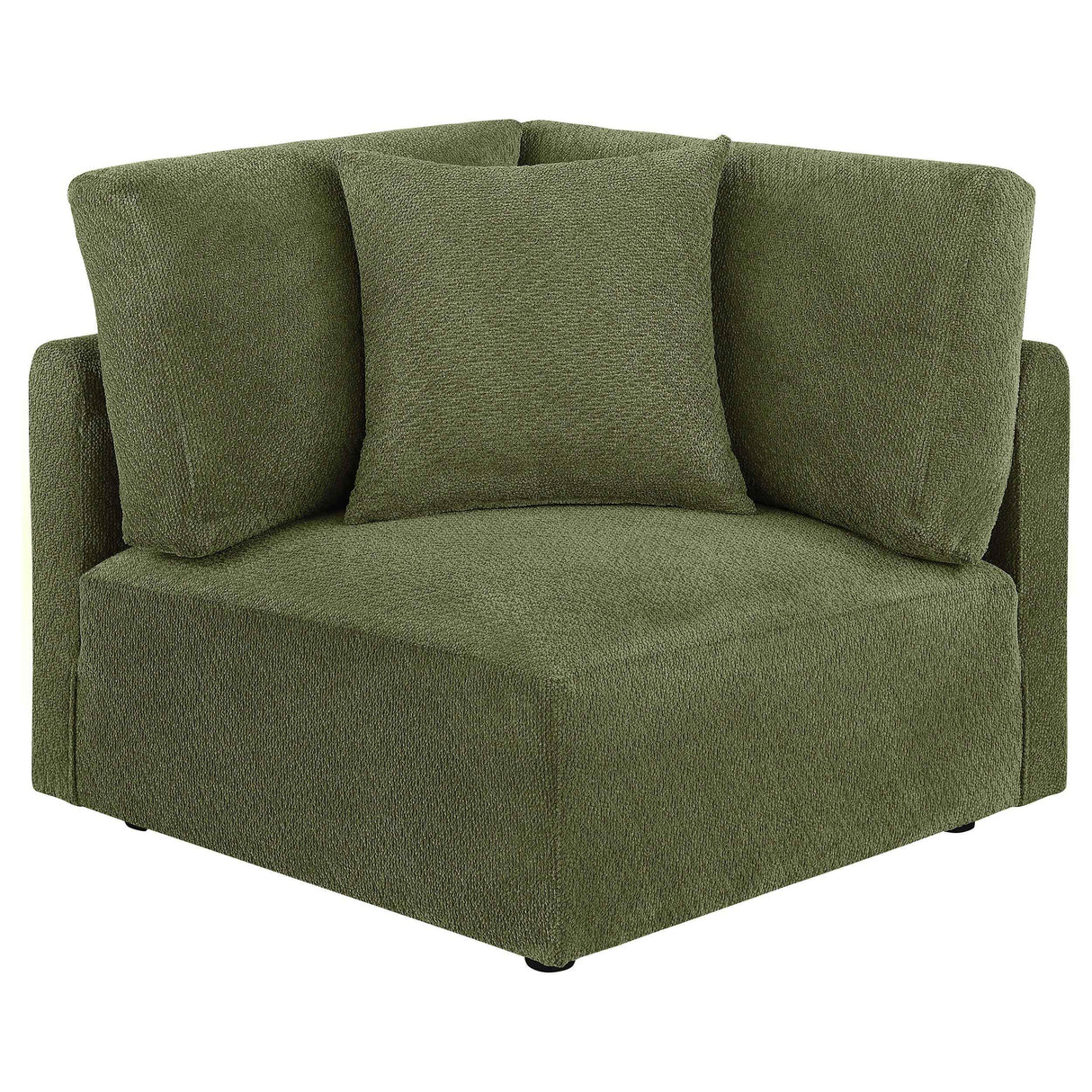 Elysia Green 5-piece Chenille Upholstered Modular Sectional Sofa by Coaster at Eve Furniture