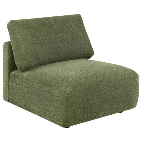 Elysia Green 5-piece Chenille Upholstered Modular Sectional Sofa by Coaster at Eve Furniture