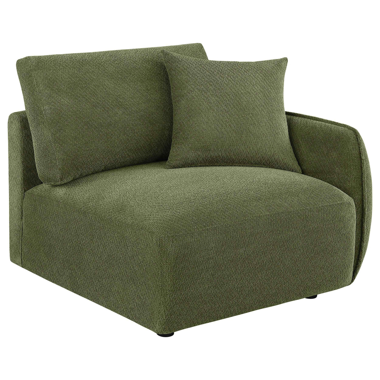 Elysia Green 6-piece Chenille Upholstered Modular Sectional Sofa by Coaster at Eve Furniture