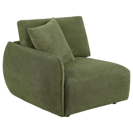 Elysia Green 6-piece Chenille Upholstered Modular Sectional Sofa by Coaster at Eve Furniture