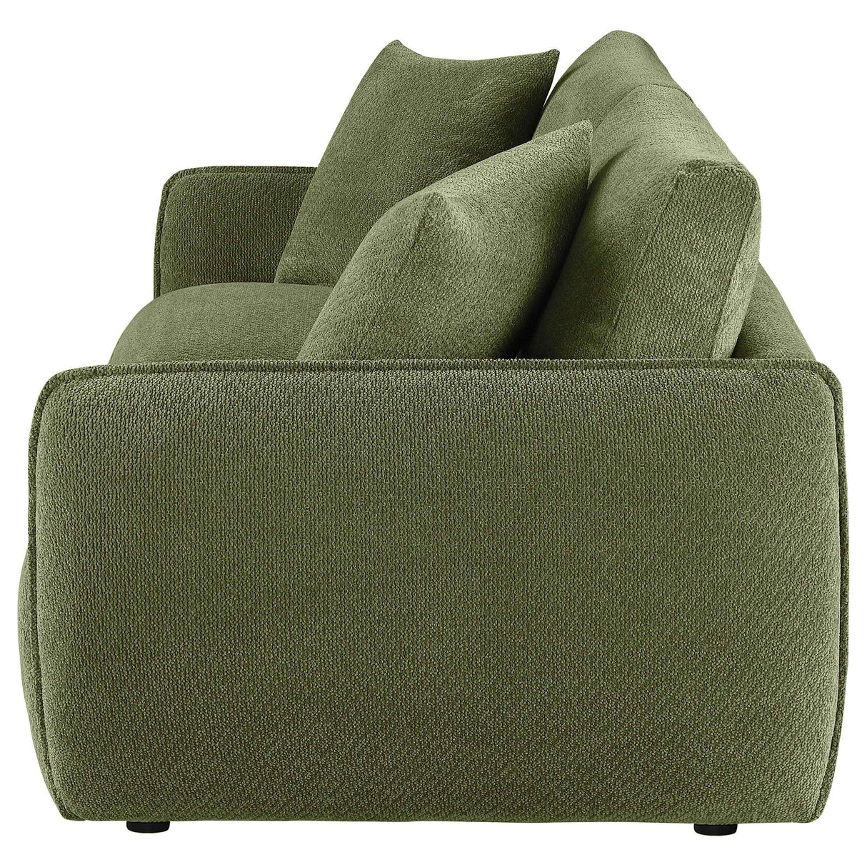 Elysia Green Chenille Upholstered Modular Lounge Loveseat by Coaster at Eve Furniture