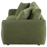 Elysia Green Chenille Upholstered Modular Lounge Loveseat by Coaster at Eve Furniture