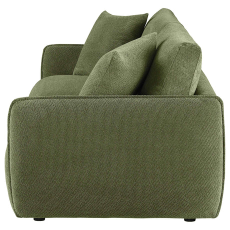 Elysia Green Chenille Upholstered Modular Lounge Loveseat by Coaster at Eve Furniture