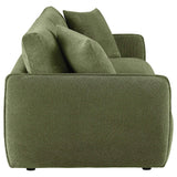 Elysia Green Chenille Upholstered Modular Lounge Loveseat by Coaster at Eve Furniture