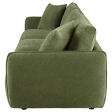 Elysia Green Chenille Upholstered Modular Lounge Sofa by Coaster at Eve Furniture