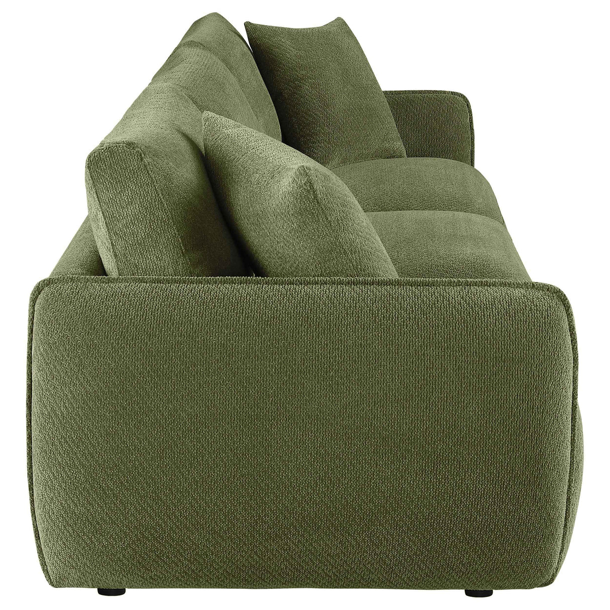 Elysia Green Chenille Upholstered Modular Lounge Sofa by Coaster at Eve Furniture