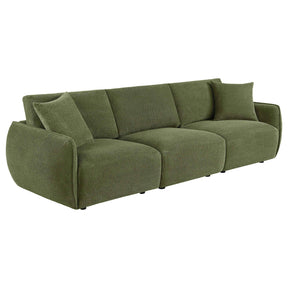 Elysia Green Chenille Upholstered Modular Lounge Sofa by Coaster at Eve Furniture