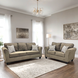Elysian Mocha Sofa & Loveseat by Happy Homes at Eve Furniture