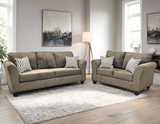 Elysian Mocha Sofa & Loveseat by Happy Homes at Eve Furniture