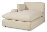Elyza Linen 10-Piece Left Arm Facing LAF Chaise Sectional by Ashley at Eve Furniture