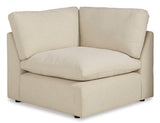 Elyza Linen 10-Piece Left Arm Facing LAF Chaise Sectional by Ashley at Eve Furniture