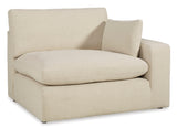 Elyza Linen 2-Piece Left Arm Facing Chaise Sectional by Ashley at Eve Furniture