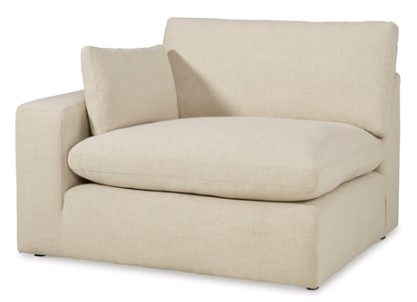 Elyza Linen 2-Piece Right Arm Facing Chaise Sectional by Ashley at Eve Furniture