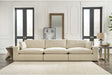 Elyza Linen 3-Piece Sectional Sofa by Ashley at Eve Furniture