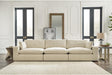 Elyza Linen 3-Piece Sectional Sofa by Ashley at Eve Furniture