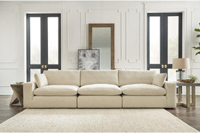 Elyza Linen 3-Piece Sectional Sofa by Ashley at Eve Furniture