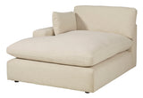 Elyza Linen 4-Piece Double Chaise Sectional by Ashley at Eve Furniture