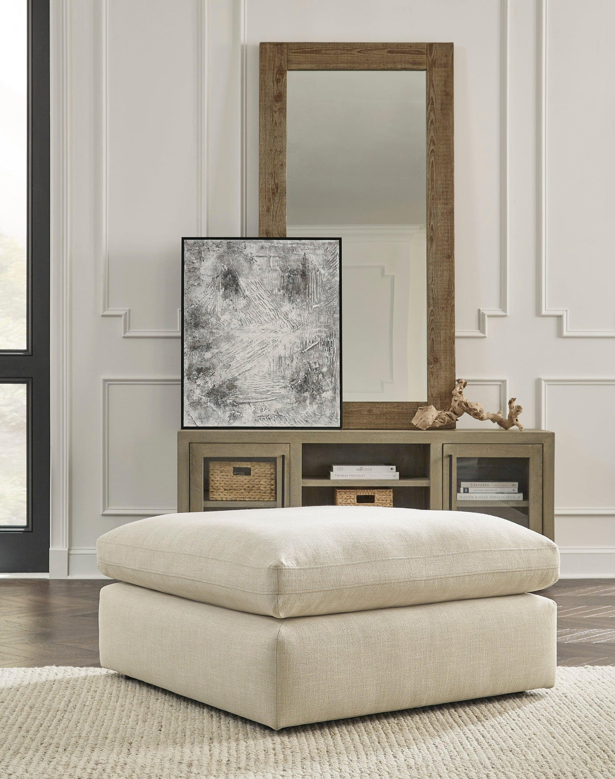 Elyza Linen 5-Piece Sectional by Ashley at Eve Furniture