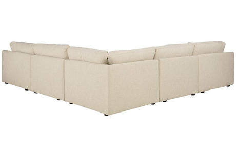 Elyza Linen 5-Piece Sectional by Ashley at Eve Furniture