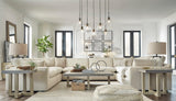 Elyza Linen 8-Piece Chaise Sectional by Ashley at Eve Furniture