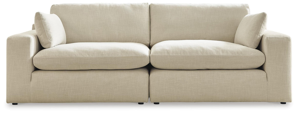 Elyza Linen Modular Sofa & Loveseat by Ashley at Eve Furniture